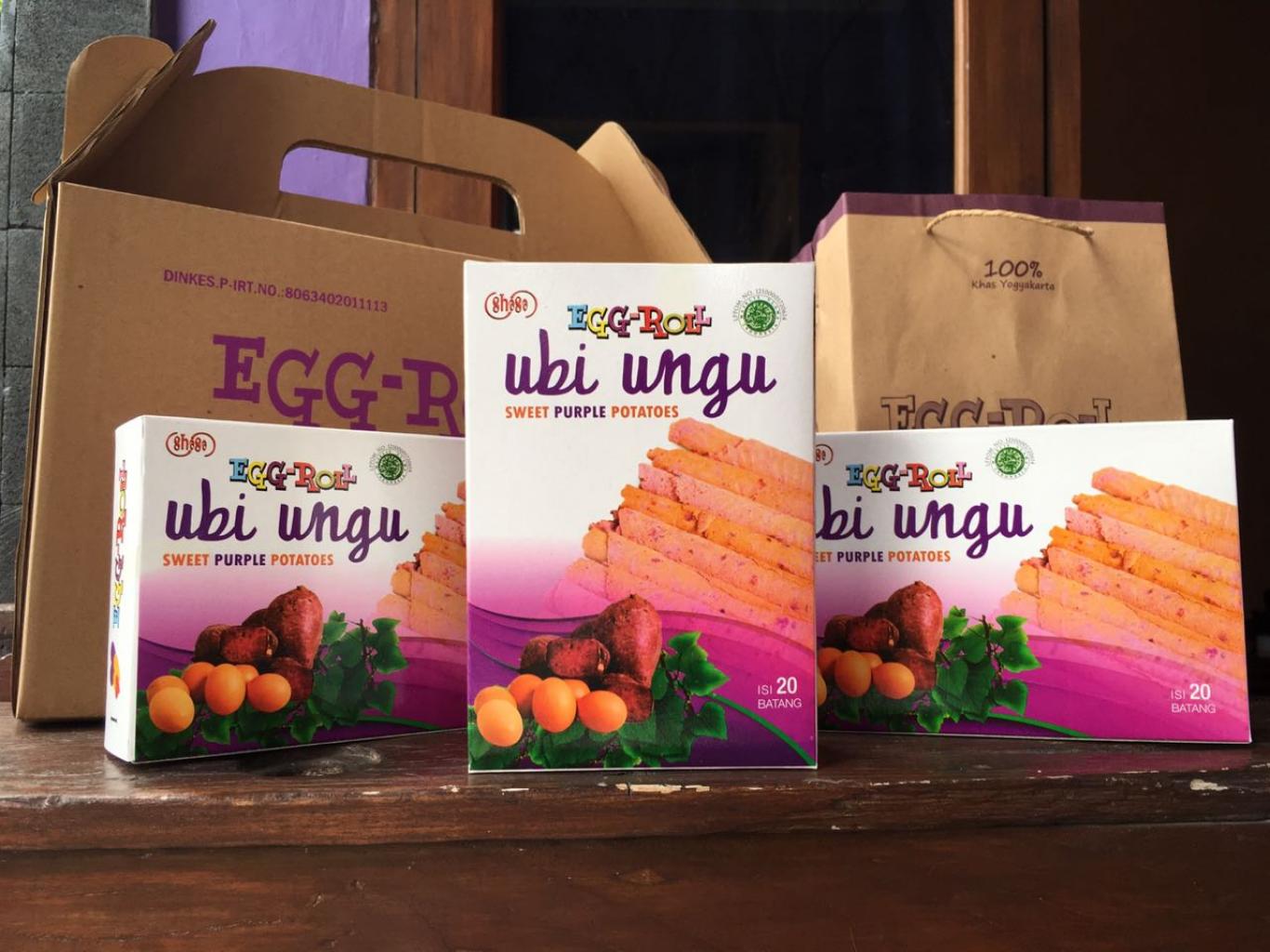Egg Roll SASHA Oleh Oleh Khas dari Pleret yang Unik dan Enak