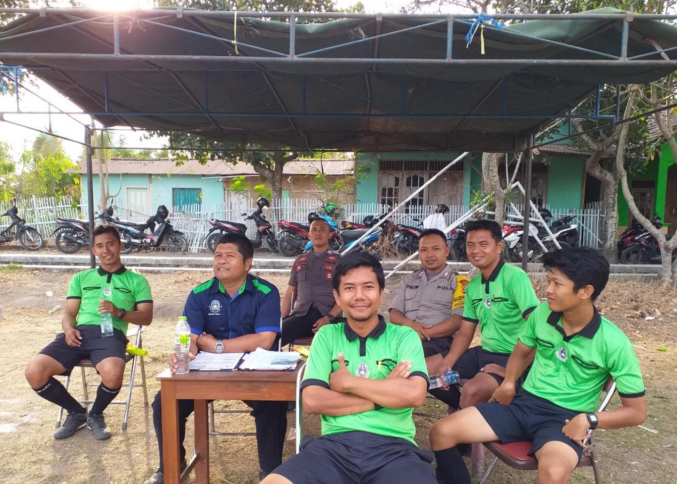 Pengamanan Sepakbola Bhabinkamtibnas Pleret