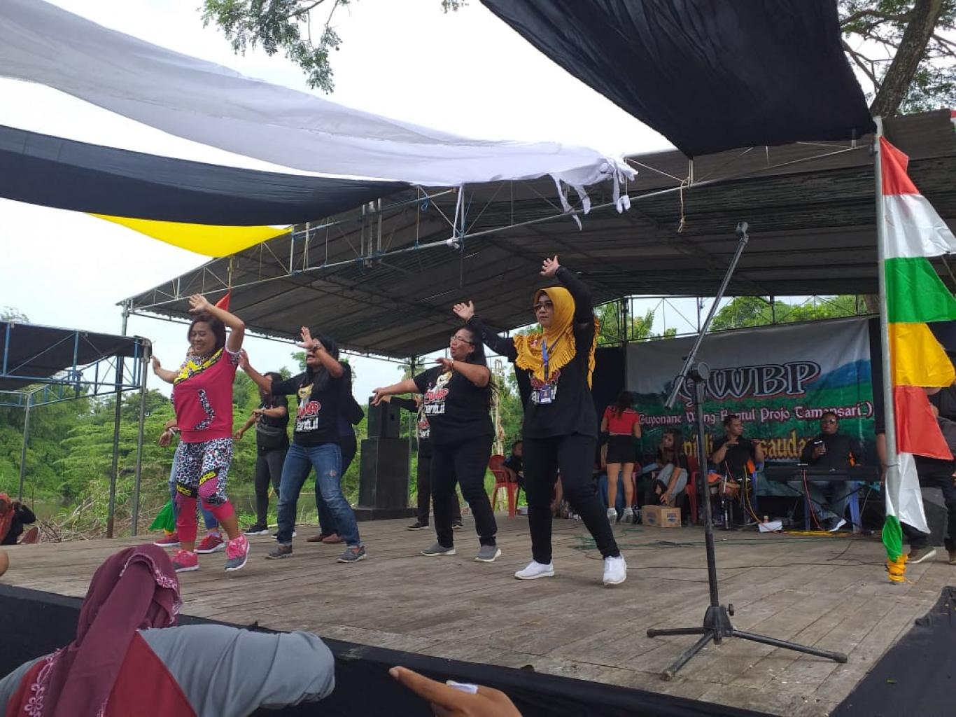 Bhabinkamtibmas Desa Pleret Lakukan Pengamanan Kopdar GWBP