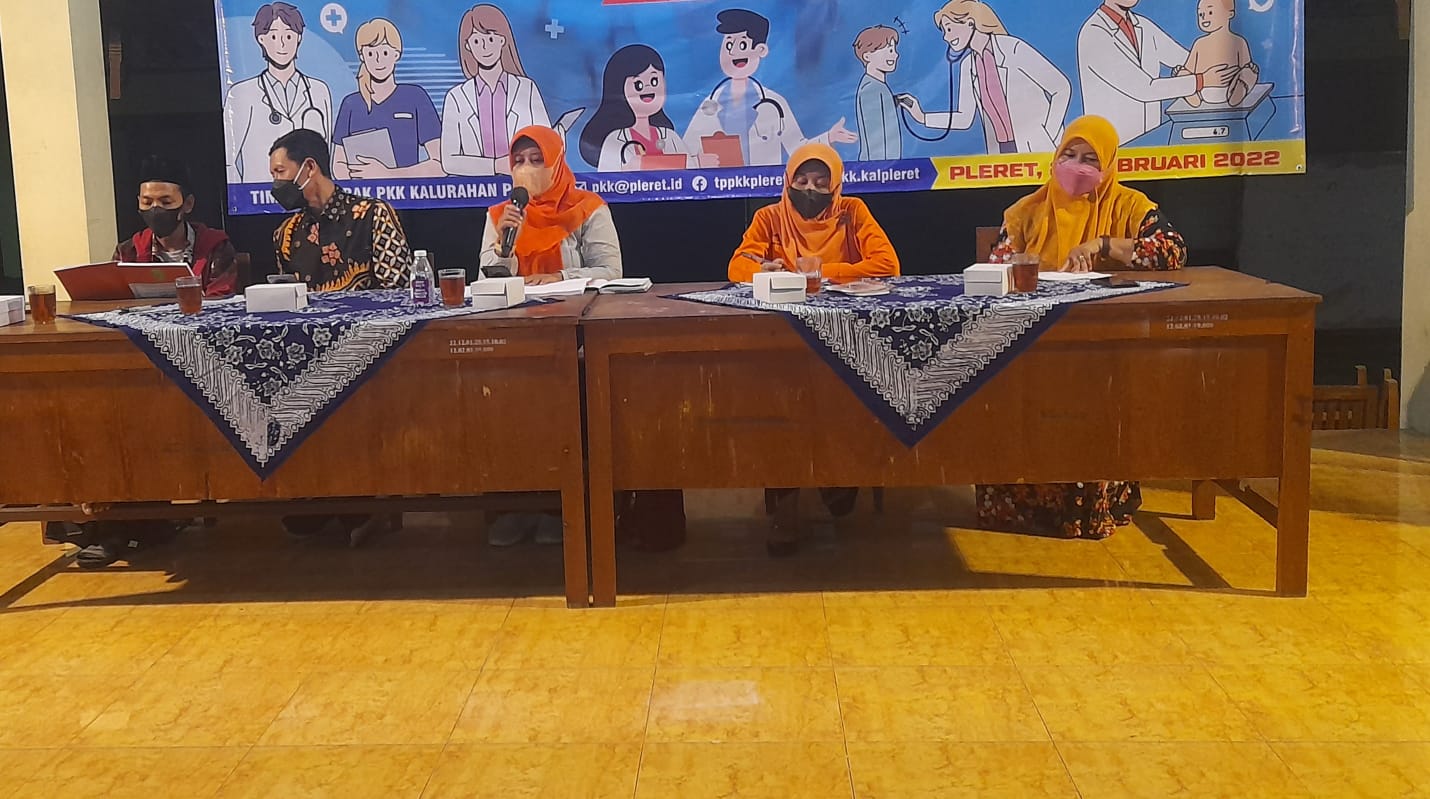 Persiapan Posyandu Kanggotan Menghadapi Lomba Posyandu Tahun 2022