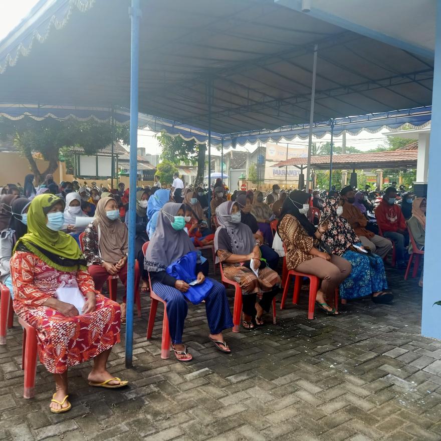 BPNT Diterimakan Kepada 573 KPM Kalurahan Pleret