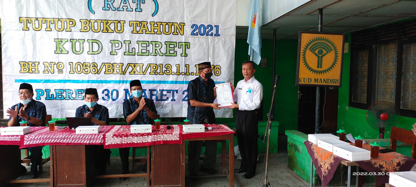 Rapat Anggota Tahunan (RAT) KUD Pleret